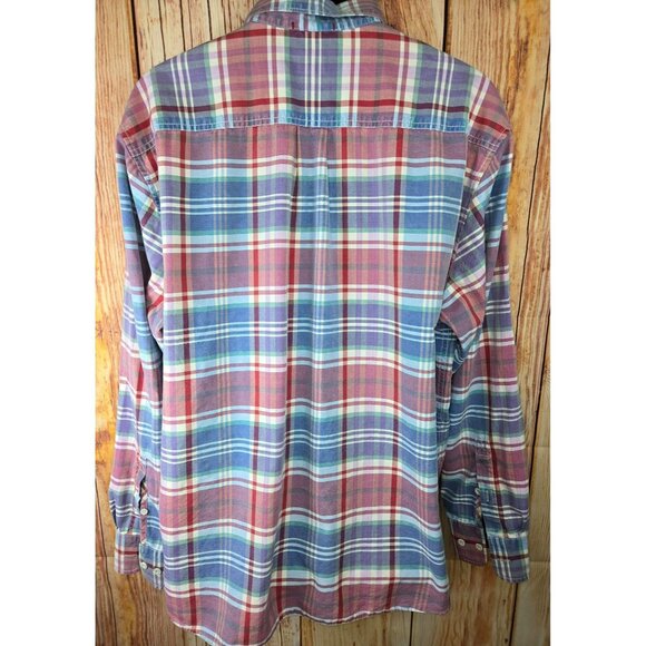 Tommy Bahama Mens Pink Plaid Button-Up Shirt XLT - Picture 2 of 7